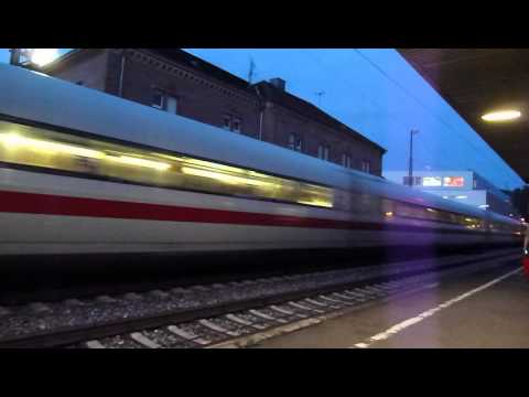 ICE DURCHFAHRT am bahnhof in emmendingen