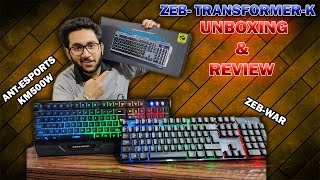 Video thumbnail for ZEBRONICS TRANSFORMER-K | Gaming Keyboard | Unboxing & Review by Venom's Tech