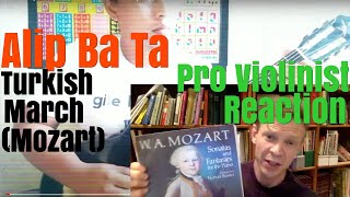Download lagu Alip Ba Ta, 'Turkish March,' by Mozart, Pro Violinist Reaction mp3