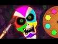 Fun Face Painting With Funny Skeletons Spooky Nursery Rhymes By Teehee Town