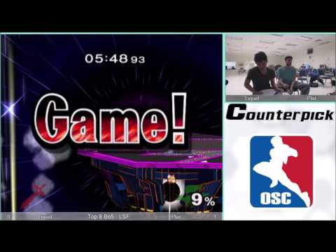 CPSpring2017 Melee Singles - Top8 LSF Bo5: Liquid (Marth) vs Plat (Fox)