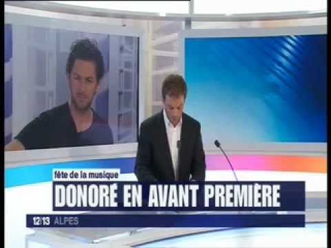 Donoré - JT France 3 Alpes - Fête de la musique 2011