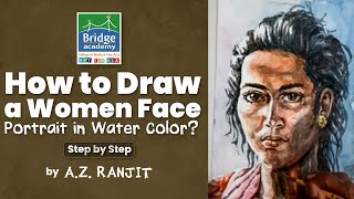 Portrait in Watercolor II By Mr.A.Z.Ranjit