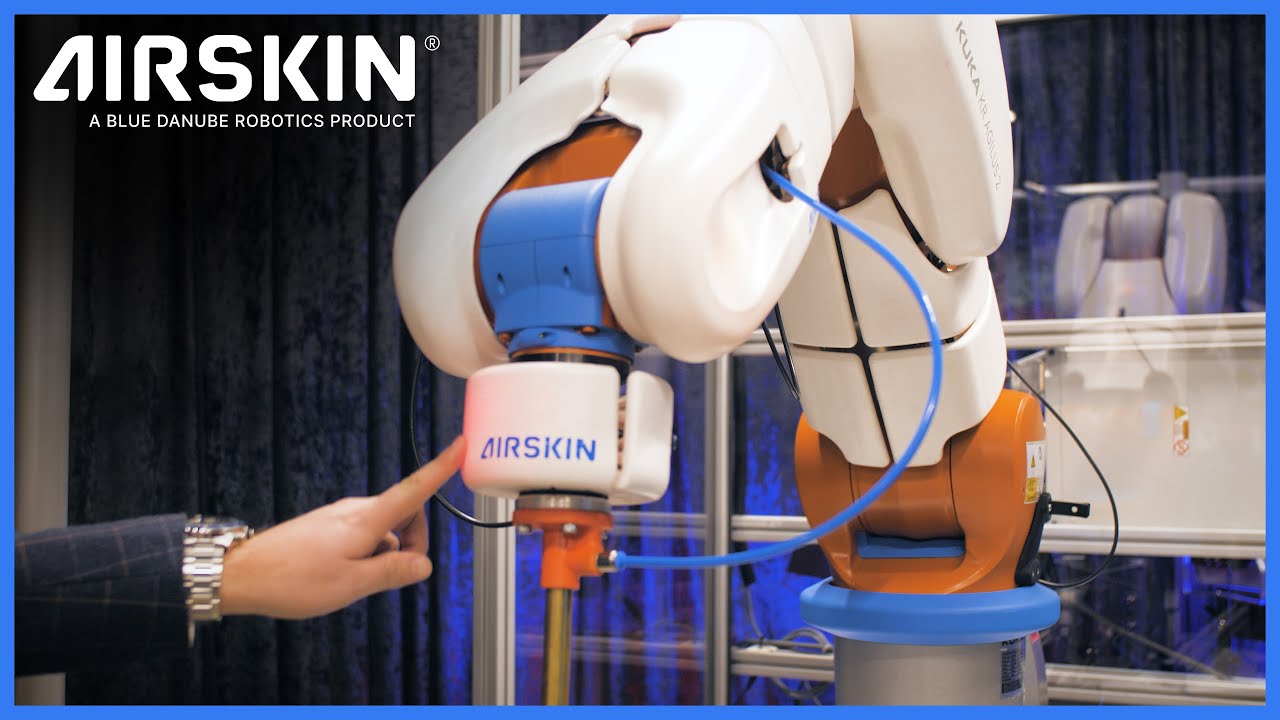 Turn industrial robots collaborative with AIRSKIN - Durobyte Robotics