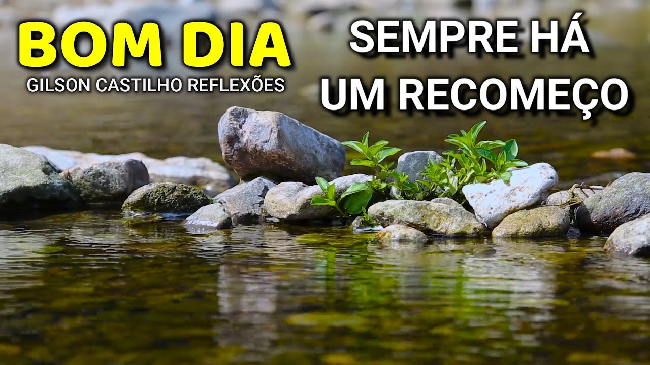 PALAVRA DO DIA/ Mensagem de Bom Dia /Sempre Há Um Recomeço !