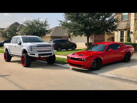 MY WIFE DIDN’T THINK MY SUPERCHARGED FORD F150 COULD KEEP UP WITH HER HELLCAT REDEYE