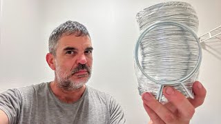 Installing a Flexible Dryer Vent with Spring Clamps (Apt Maintenance Edition)