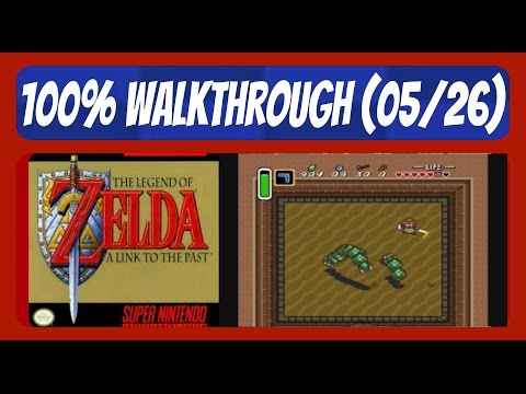 Zelda: A Link To The Past #5: 3rd Dungeon / Desert Palace - 100% Walkthrough (5/26)