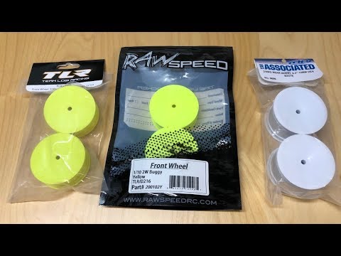 1/10 buggy RC wheel comparison
