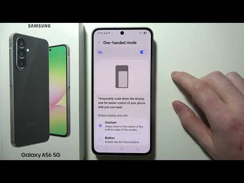 SAMSUNG Galaxy A56 5G: How to Use One Handed Mode
