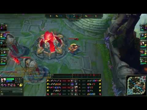 SKT T1 Faker PANTHEON vs CASSIOPEIA Mid   Patch 7 1 Korean Ranked