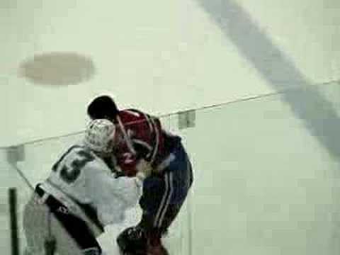 Iowa Star's Krys Barch and Hamilton's O'Byrne go at it