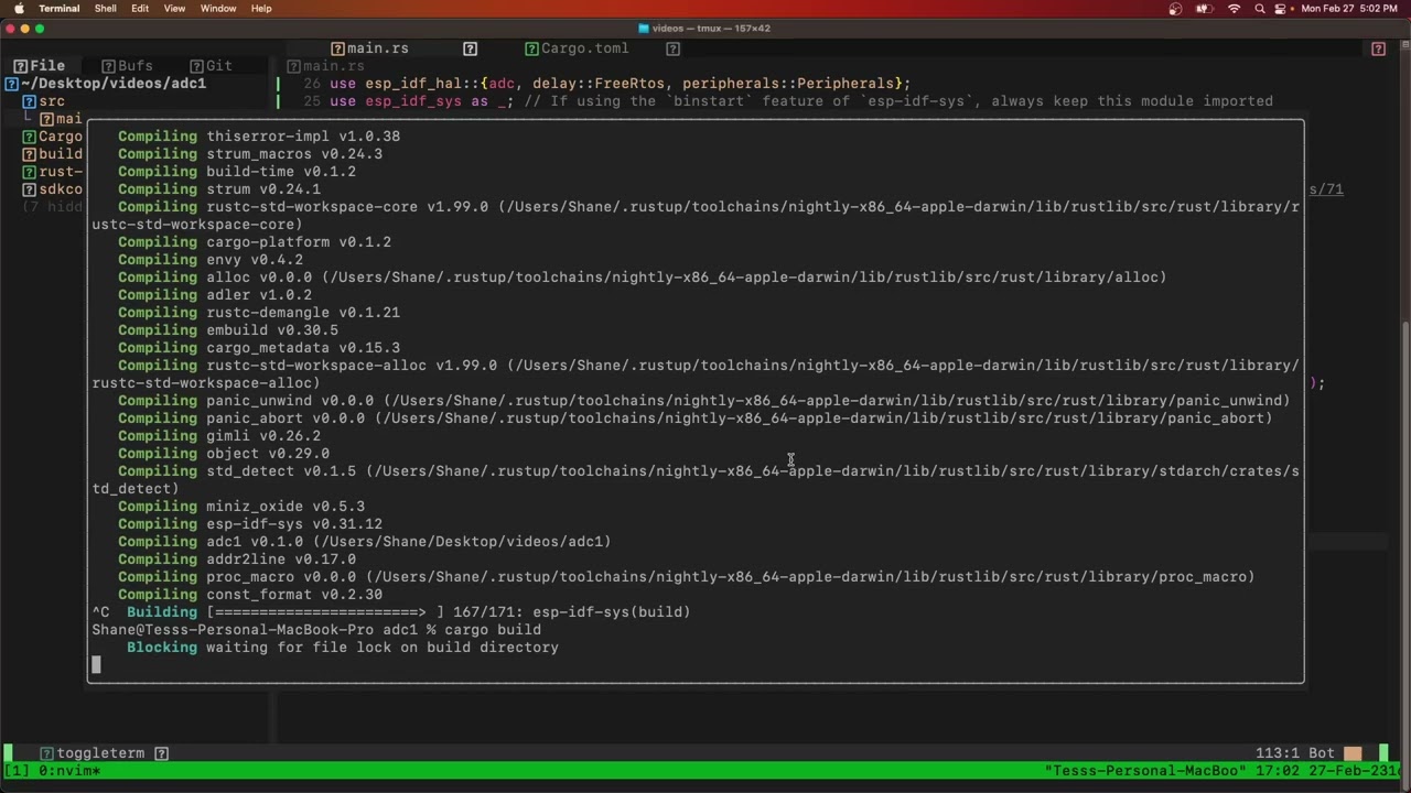P3 - ADC with Rust on ESP32-C3