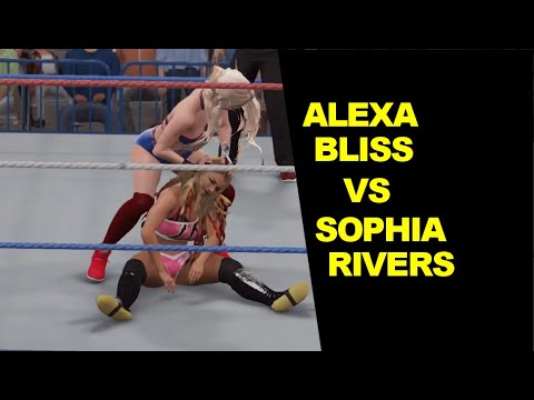 WWE 2K17 Alexa Bliss vs Sophia Rivers