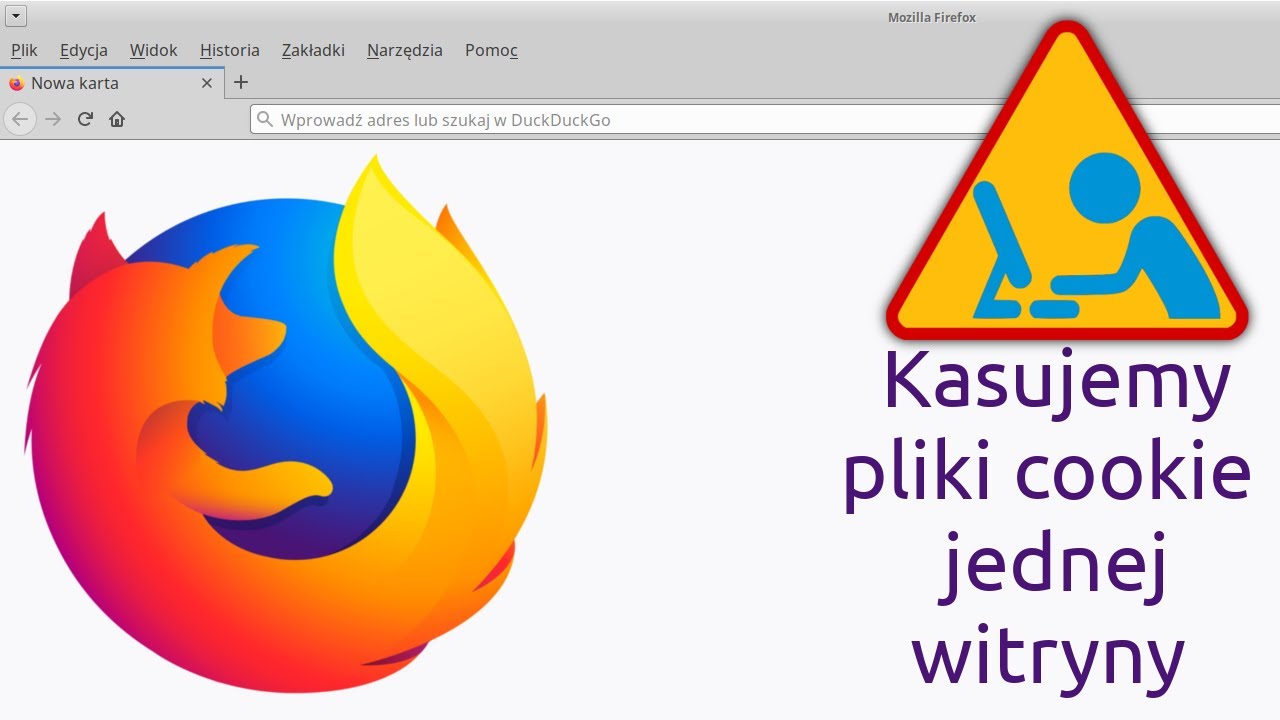 Kasowanie cookies (ciasteczek) wybranej witryny w przeglądarce Firefox
