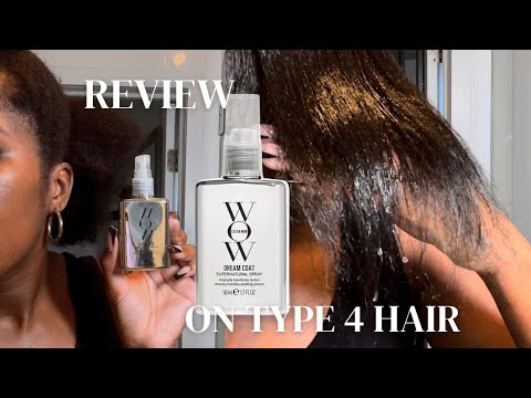 ColorWow Anti-Humidity Spray on Natural Type 4 Hair |...