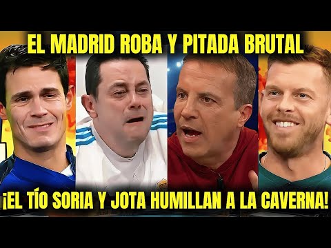 💥¡ROBO DEL MADRID AL LEVANTE Y PITADA ESCANDALOSA! El Tío Soria y Jota Jordi HUMILLAN al Chiringuito