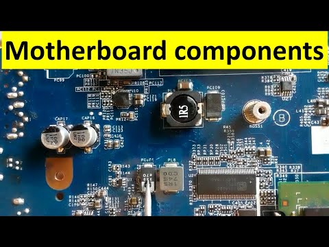 Laptop motherboard components names functions explained