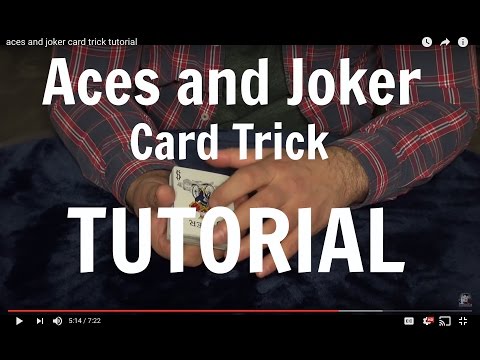 Aces and Joker Card Trick Tutorial - Card Tricks Revealed