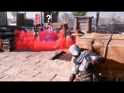 Assassin's Creed Mirage Stealth Kills (Eliminate The State Official)Damascus Prison NO HUD