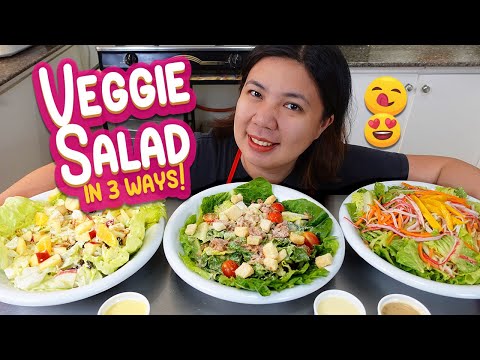 3 Vegetable Salad Recipes