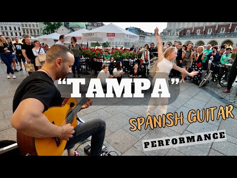 «Tampa»  Imad Fares | Lovely Spanish Guitar Performance | Main Square, Kraków