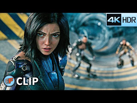 Motorball Race Scene (Part 2) | Alita Battle Angel (2019) 4K HDR Movie Clip