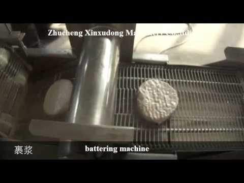 Elva patty forming, battering and breading production line4