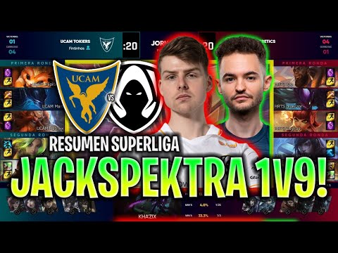 JACKSPEKTRA TIENE QUE HACER EL 1V9! | UCAM vs HRTS RESUMEN SUPERLIGA 2023 ESPAÑOL LVP