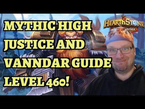 Mythic High Justice Grimstone and Vanndar Guide - Hearthstone Mercenaries Boss Rush Level 460 Day 6