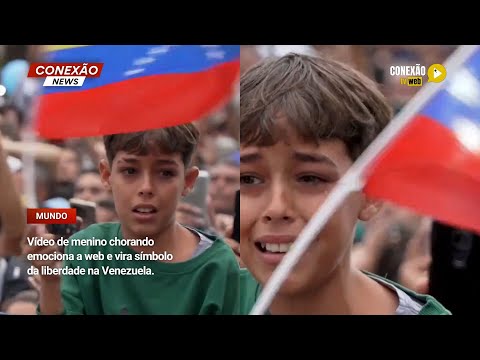 Vídeo: Vídeo de menino chorando emociona a web e vira símbolo da liberdade na Venezuela.