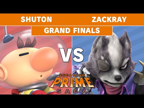 2GG: Prime Saga SST | Shuton (Olimar)  vs GW | Zackray (Wolf, Lucina) Grand Finals - Smash Ultimate