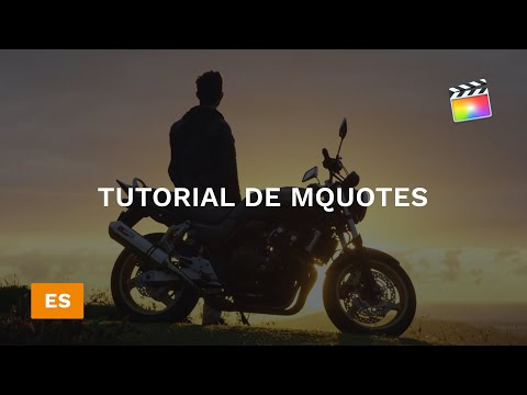 Cómo utilizar mQuotes - FCPX Tutorial - Final Cut Pro X Plugin - MotionVFX