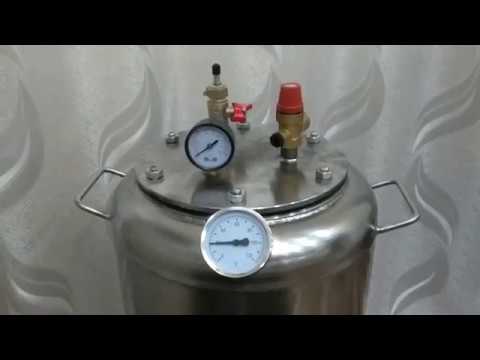 Видео Автоклав электрический УКРПРОМТЕХ А40 electro (Гибрид) распаковка, обзор