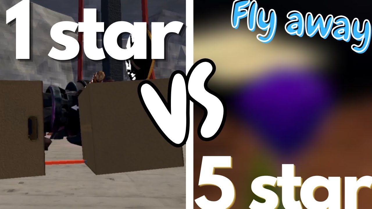 1 star vs 5 star flying vehicle/item in animal company