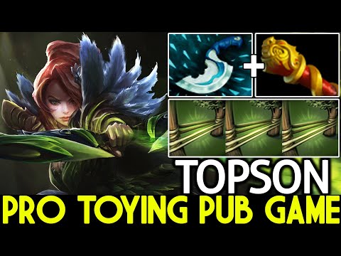 TOPSON [Windranger] Pro Toying Pub Game Perfect Shackle Dota 2