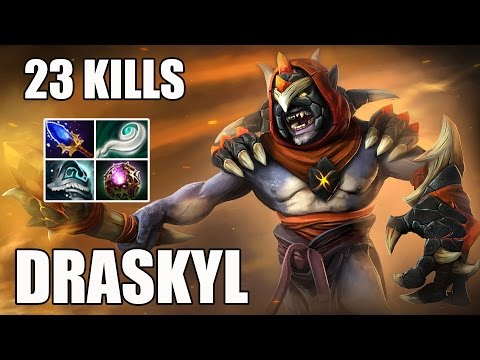 Draskyl Plays LION MID MADE 23 KILLS  WITH Scepter and Others - Dota 2