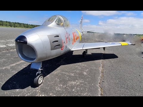 1/5 SCALE RC "MIG MAD MARINE" F-86 SABRE - SKYMASTER - JETCAT 180 TURBINE - DEANO - LANGAR - 2021