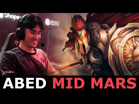 ABED PREPARING MID MARS FOR MAJOR AND TI | DOTA 2 Gameplay