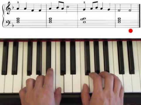 Skip to My Lou, John Thompson`s easiest piano course, part 2