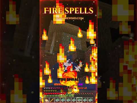 Mysterious Moon Valkyrie Fire Spells in Minewind!