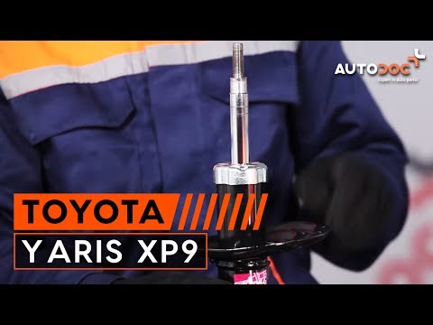 Wie TOYOTA YARIS XP9 Stoßdämpfer vorne wechseln TUTORIAL | AUTODOC