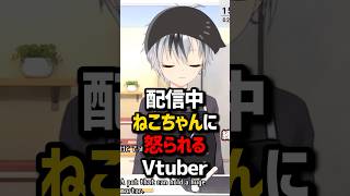 配信中、猫に怒られるVTuber #shorts 【鈴木勝/にじさんじ】