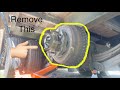 How To Remove Trailer Brake Drum Big Tex 22GN