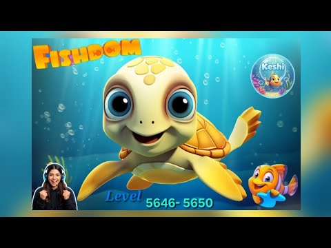 FISH DOM | Level 5646 to 5650 | Gaming With Keshi 🐬🐳