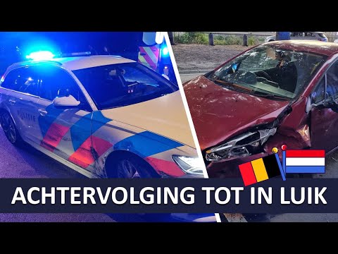 Politie | Achtervolging gestolen auto tot in België (Luik/Liège)