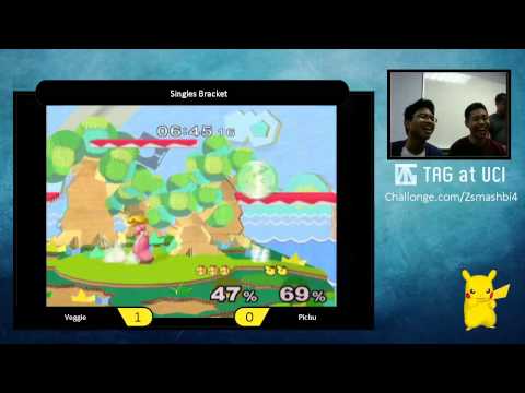 ZSB4 - Veggie (Peach) vs Pichu (Pichu) - SSBM