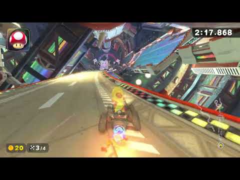 Rainbow Road - 3:54.893 - Technical 🇺🇸 (Mario Kart World world record)