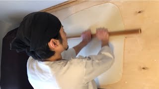 How to make Japanese traditional SOBA in Germany ドイツで本格手打ち蕎麦