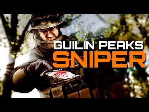 Battlefield 4: L115 SNIPER MVP - Guilin Peaks Rush Gameplay